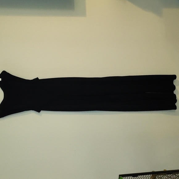 White House Black market jumper romper size large wide leg strapless - Picture 4 of 8